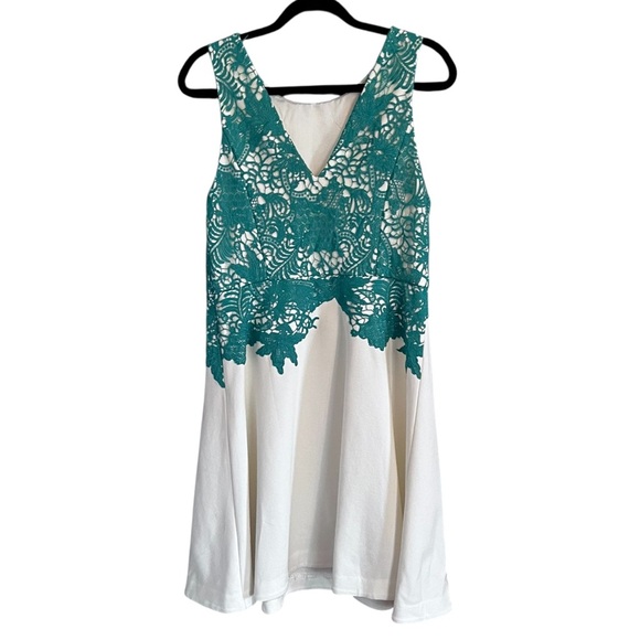 NWT Moulinette Soeures Women’s Arbor Dress in Green and Cream size 12 - Picture 5 of 12